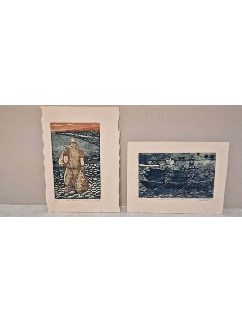 John Neville Signed Artist's Proof Prints - Set of 2